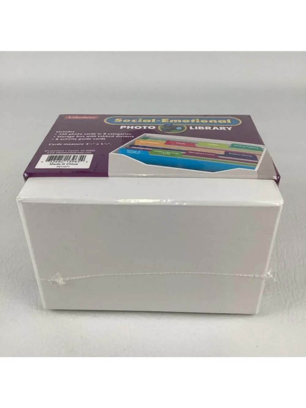 Lakeshore Social Emotional Photo Library Photo Cards Storage Box Activity Guide